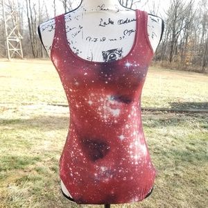 Women's Galaxy Print Bodysuit